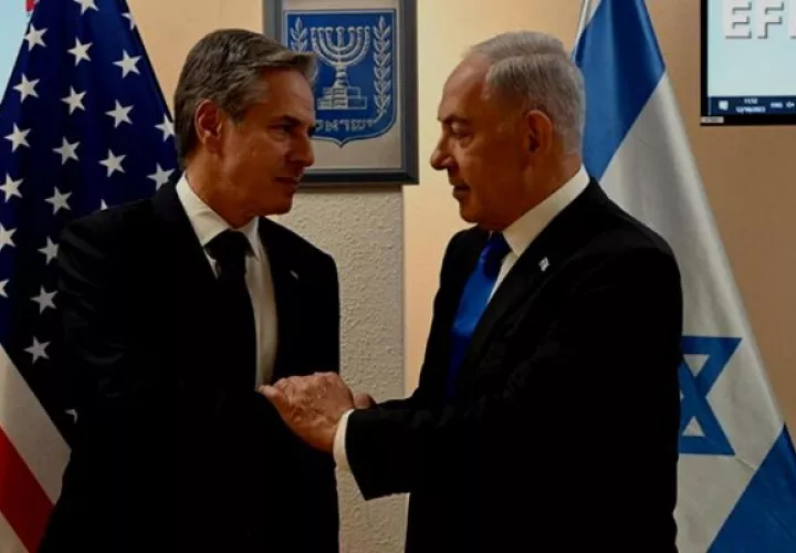 Blinken afirma en Tel Aviv que mientras EE.UU. exista Israel no tendrá que defenderse solo. Foto: EFE