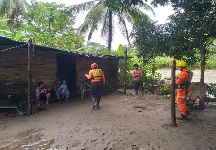 En la provincia de Chiriquí se reportaron afectaciones en varios sectores. Foto. Sinaproc