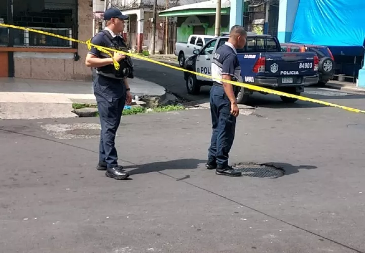 En el área de la captura, las autoridades recolectaron varios indicios, que presuntamente están relacionados con este hecho de violencia. Foto. Diomedes Sánchez