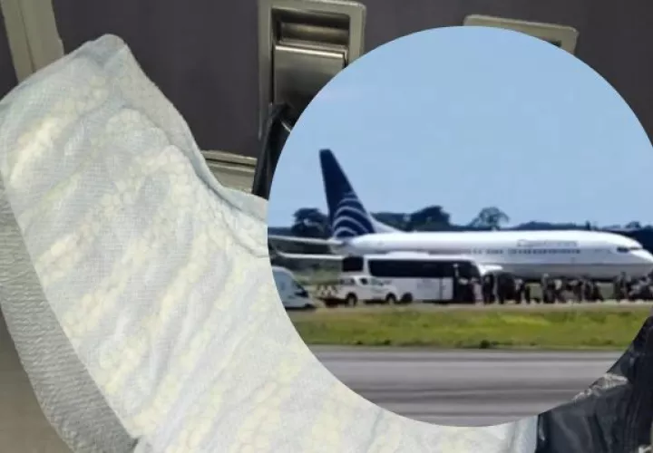 La aeronave de Copa Airlines del vuelo 393 B737-800 con destino a Tampa, Estados Unidos, retornó hoy al Aeropuerto Internacional de Tocumen. Foto: Cortesía