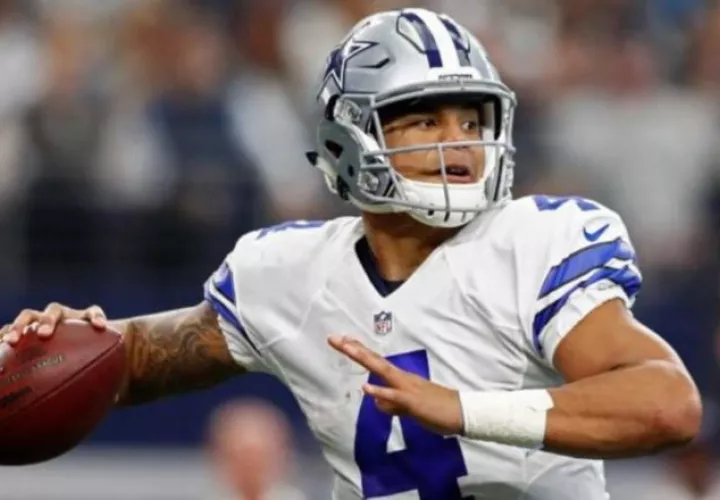Dak Prescott, quarterback de Dallas. Foto:EFE