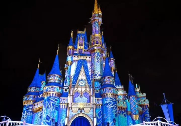 Disney donde se muestra el Castillo de Cenicienta. Foto: EFE