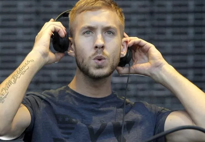 Actuación del Dj Calvin Harris, en Madrid (España). Foto: EFE