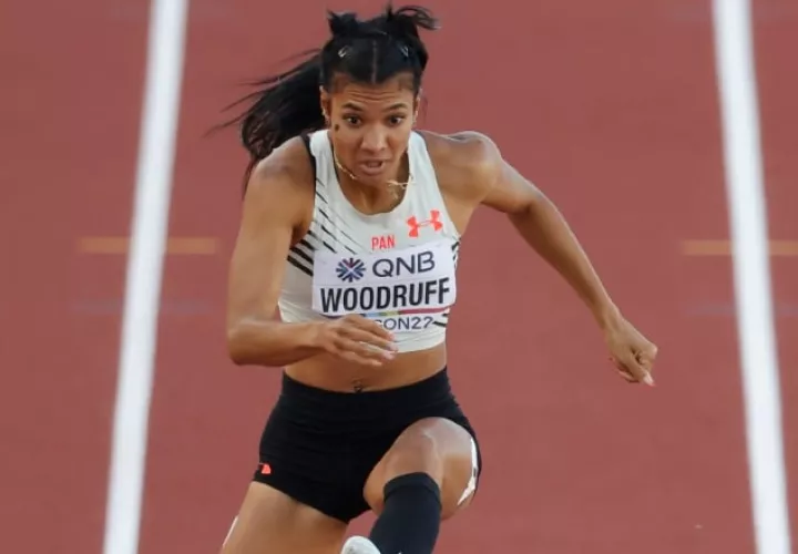 Gianna Woodruff,  competirá en los 400 metros con vallas. Foto: EFE