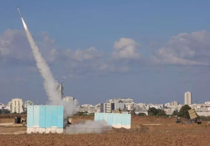 Contraataque de Israel tras el lanzamiento de cohetes desde Gaza. Foto: EFE
