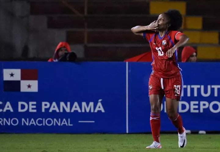Marta Cox, capitana de la selección de Panamá. Foto:EFE