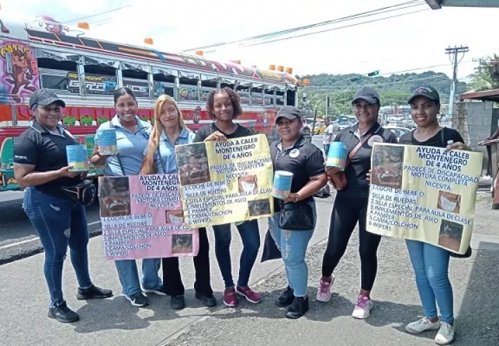  Se organizaron acciones en las calles para recaudar fondos para Caleb. Foto: Diomedes Sánchez