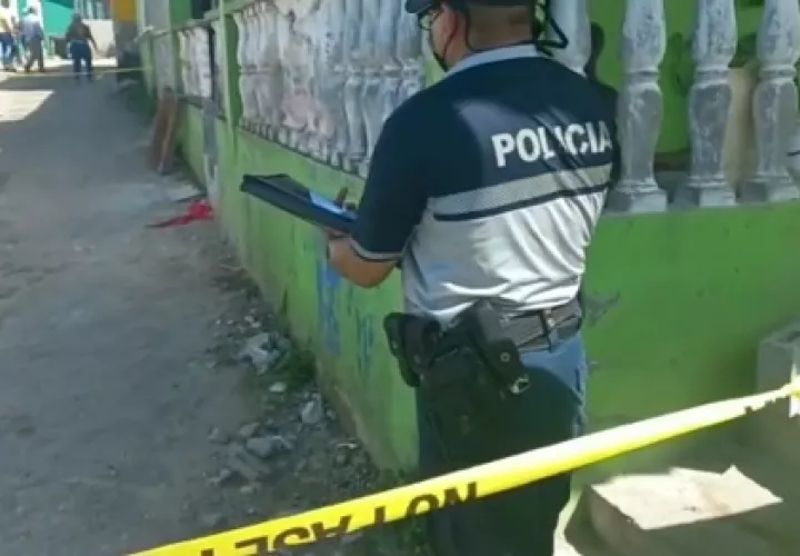 Al lugar llegó la Policía Nacional quien procedió a cercar el sitio para evitar contaminar la escena del crimen. Foto: Archivo Ilustrativa 