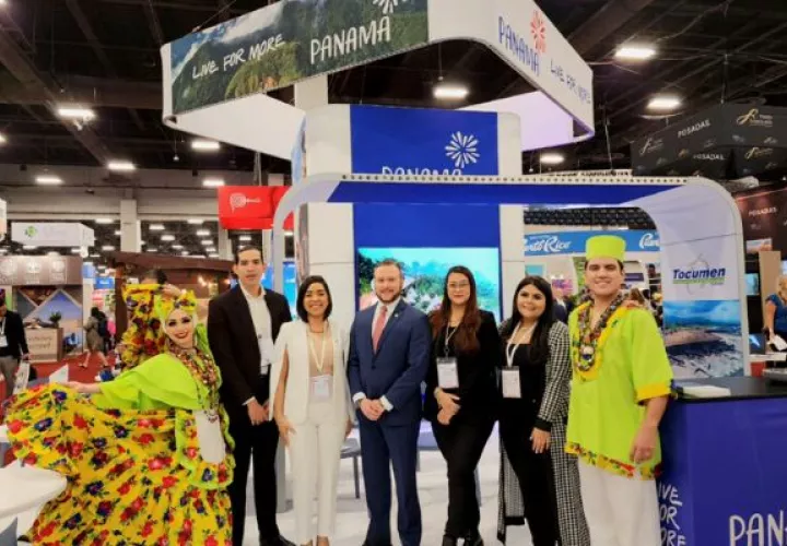 Panamá participa en IMEX América 2023. Foto: Cortesía