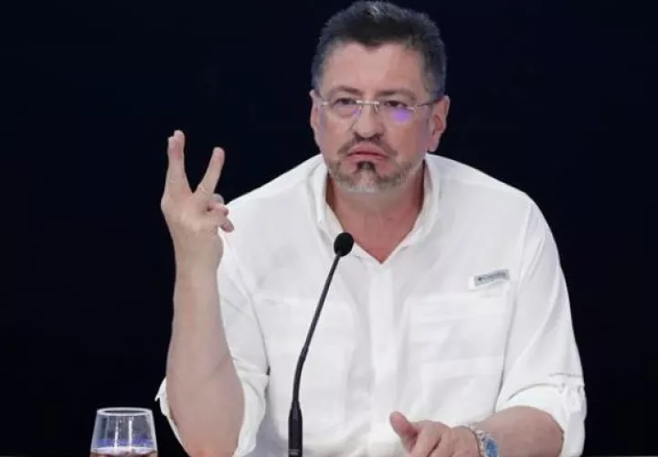 El presidente de Costa Rica, Rodrigo Chaves. Foto: EFE 