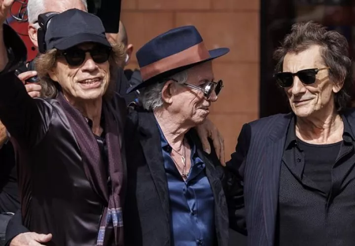  Mick Jagger, Keith Richards y Ronnie Wood durante la presentación de 'Hackney Diamonds' en Londres. EFE/archivo