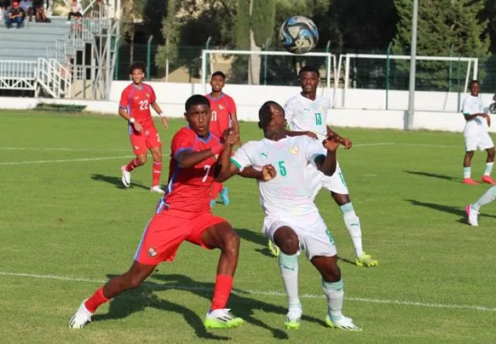 Panamá no pudo contra Senegal en juego de fogueo. Foto: Fepafut