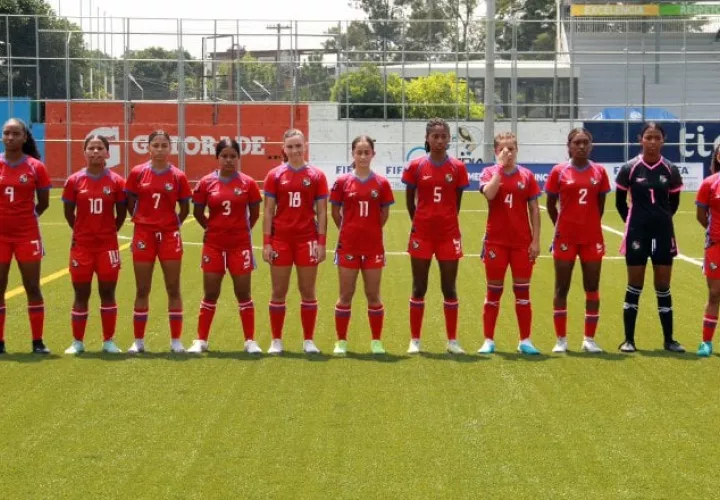 Selección femenina Sub17 de Panamá Foto: Fepafut
