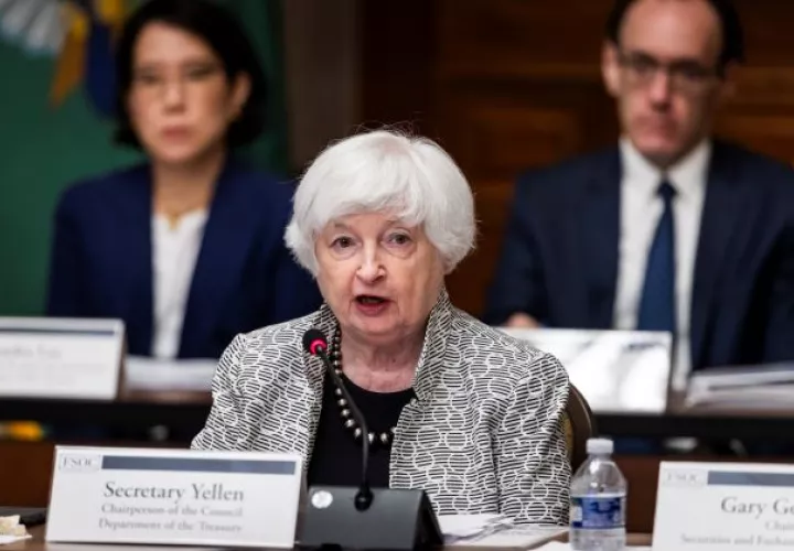La secretaria de Tesoro, Janet Yellen,en una fotografía de archivo.