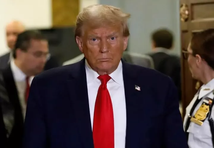 Donald Trump acudió a la sala por cuarta vez. Foto: EFE