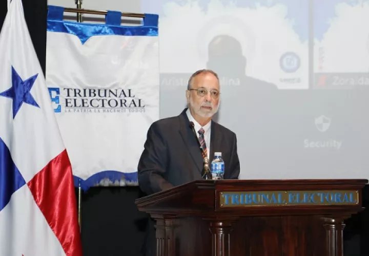 El magistrado coordina el Plan General de Elecciones (Plagel). Foto: Tribunal Electoral