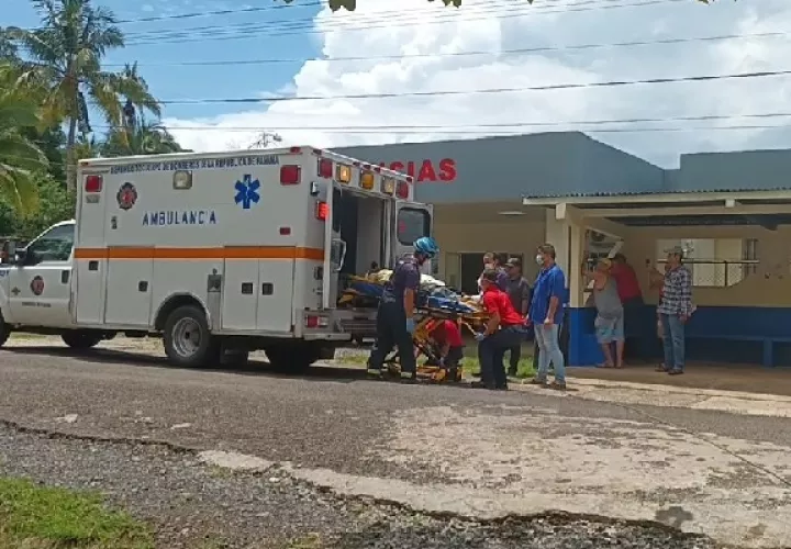 El paciente en estado más crítico fue transferido al hospital doctor Luis Chicho Fábrega para un tratamiento más completo. Foto. Ilustrativa