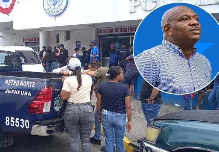 Varias personas acudieron a la policlínica a la que se trasladó a César Caballero. Foto: Alexander Santamaría