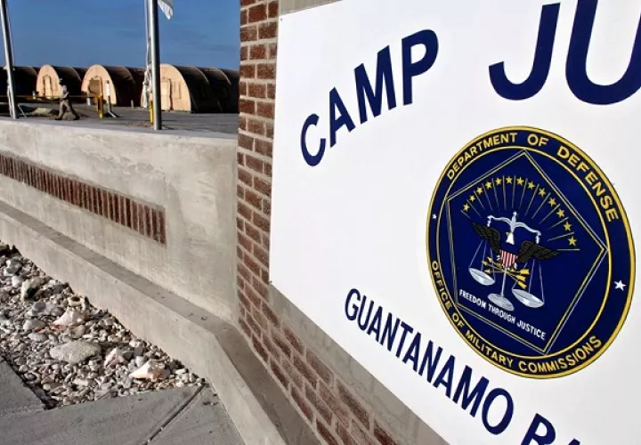 Campamento Justicia de la base estadounidense en en Guantánamo. Foto: EFE