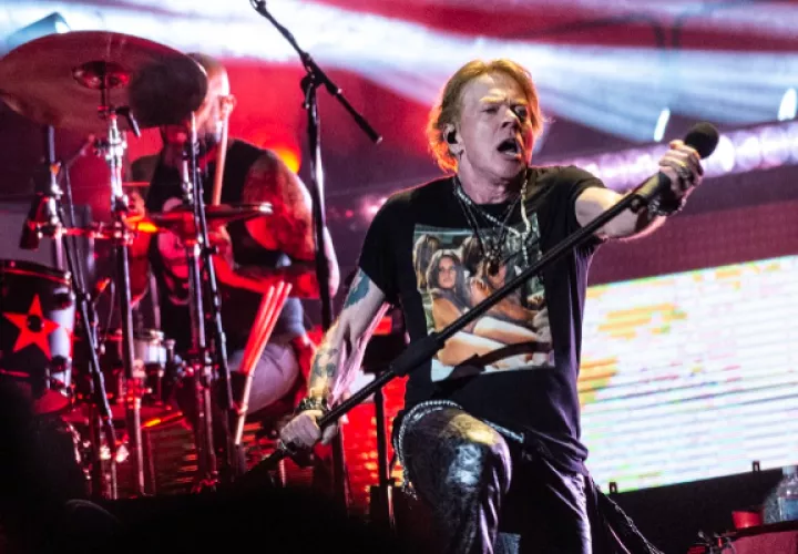 Axl Rose de la banda Guns N' Roses. Foto: EFE / EPA / Helle Arensbak