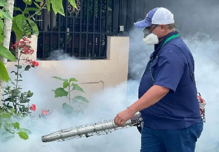 En el corregimiento de La Arena de Chitré, se registró un caso de dengue con signos de alarma, hubo varios operativos y se detectaron criaderos activos. Foto. Thasy Domínguez