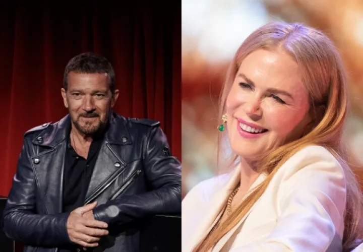 Antonio Banderas y Nicole Kidman. Foto: EFE / Sergio Pérez / Isaac Esquivel
