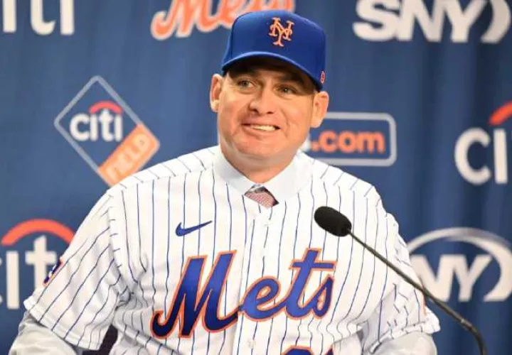 El venezolano Carlos Mendoza, nuevo técnico de los Mets. Foto: Twitter