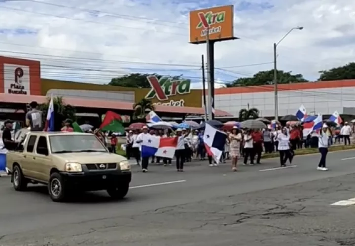 Caravana en Chiriquí. Foto / Redes Sociales. 