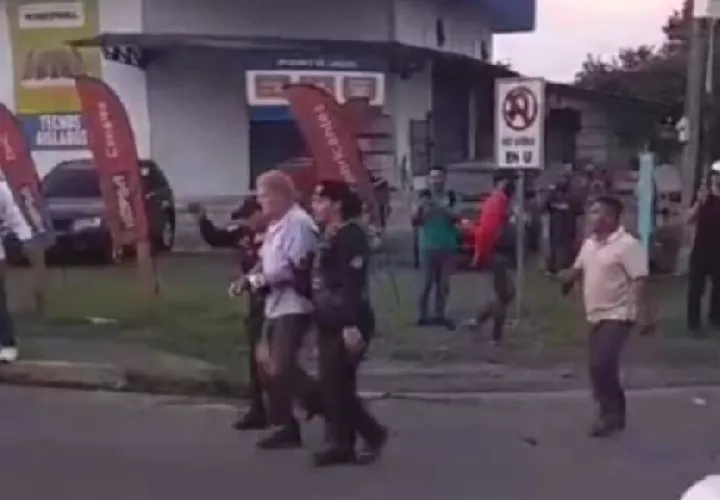 El ciudadano estadounidense atacó a un grupo de manifestantes el pasado 22 de noviembre en la rotonda de Penonomé.