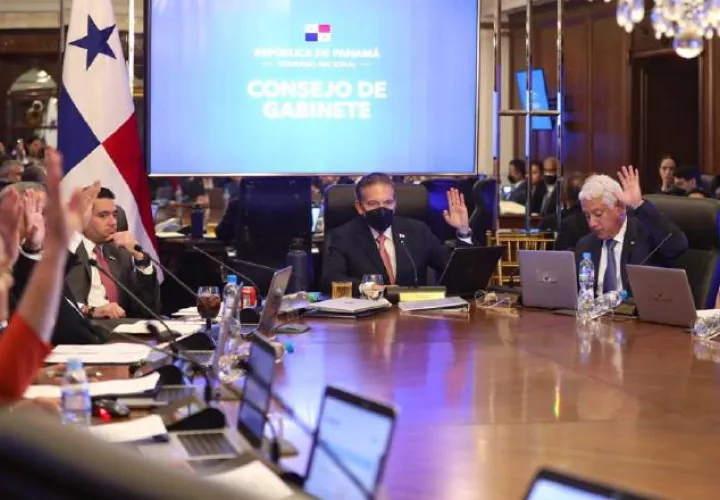 Consejo de Gabinete. Archivo.