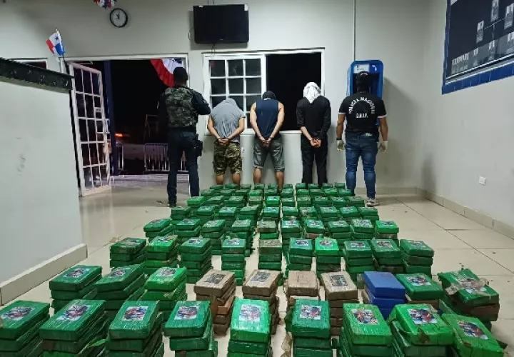 Por este caso de narcotráfico fuero detenidas tres ciudadanos. Foto. Eric Montenegro