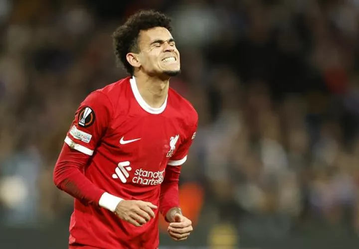 Luis Díaz, futbolista del Liverpool. Foto: EFE