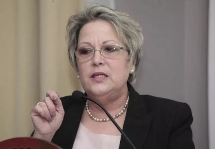 María Eugenia López, presidenta de la Corte Suprema de Justicia. Archivo.