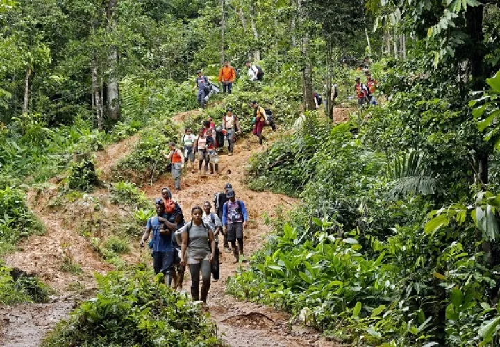 El flujo de migrantes ha alcanzado cifras récord este año. Foto: EFE