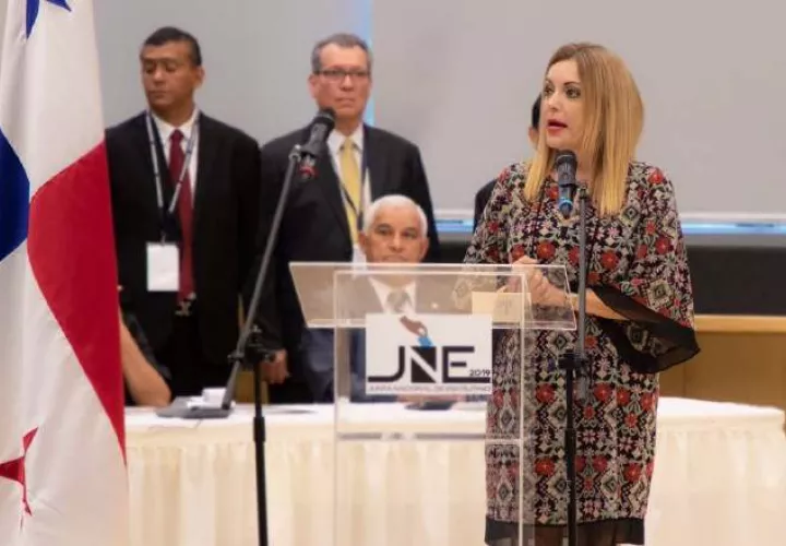 Nivia Rossana Castrellón volvió a ser seleccionada para integrar y presidir la Junta Nacional de Escrutinio, como lo hizo en el año 2019. Archivo