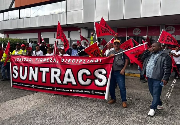 Suntracs señala al gobierno de Cortizo de persecución. Foto: Cortesía/Suntracs