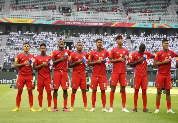 Panamá Sub-17 cae ante Marruecos en el Mundial Sub-17. Foto: Fepafut