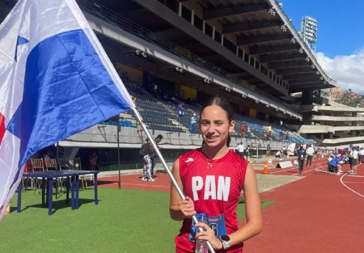 Valentina Isabel  Ansin, ganó oro y bronce. Foto: Cortesía