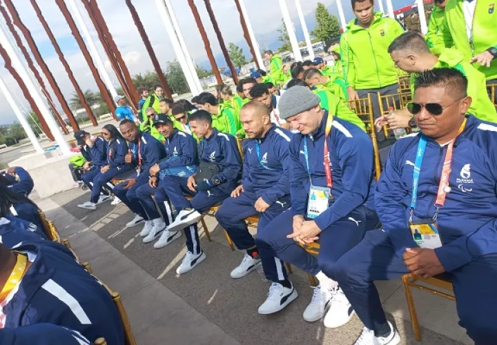 Atletas panameños listos para los Parapanamericanos. Foto: Pandeportes