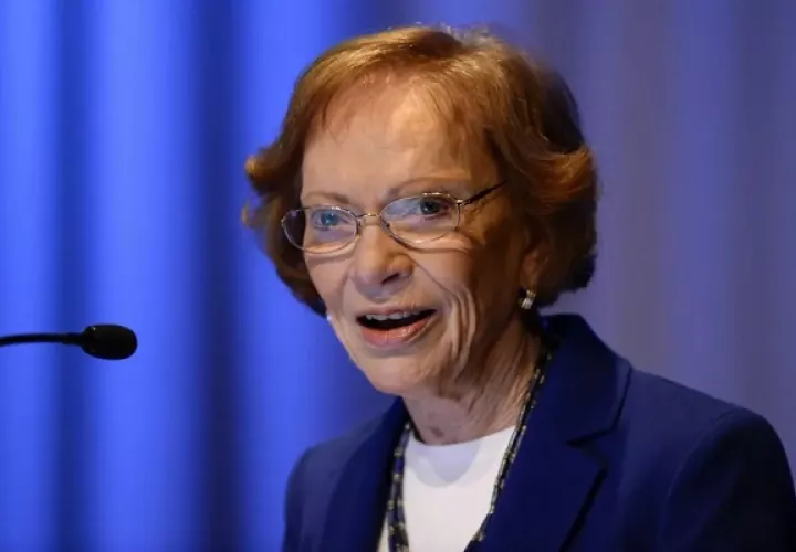 La ex primera dama de los Estados Unidos Rosalynn Carter, en una fotografía de archivo.  Foto: EFE