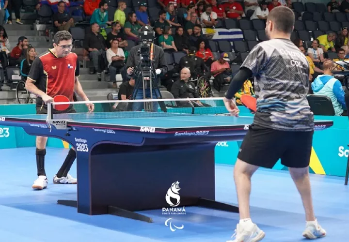 Panamá inició su participación en el Para Tenis de Mesa en Santiago 2023. Foto: Pandeportes