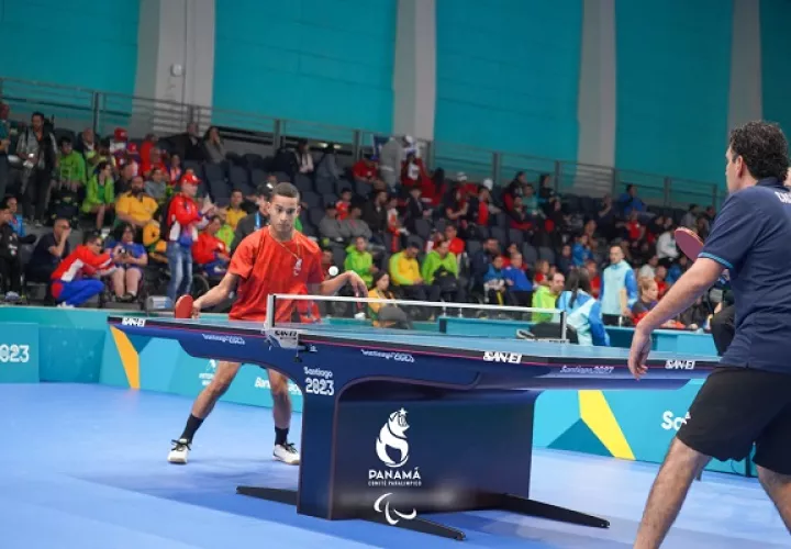 Panamá inició su participación en el Para Tenis de Mesa en Santiago 2023. Foto: Pandeportes