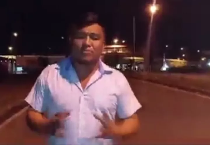 Líder la comarca Ngäbe Buglé, Reinaldo Acosta.