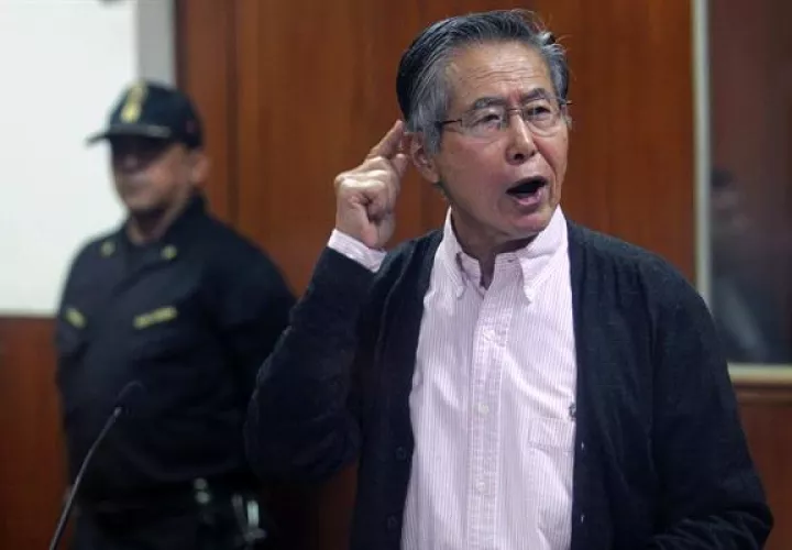 El expresidente peruano Alberto Fujimori. Foto: EFE