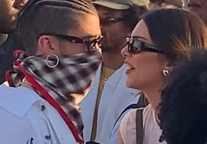 Bad Bunny y Kendall Jenner. Foto: Archivo