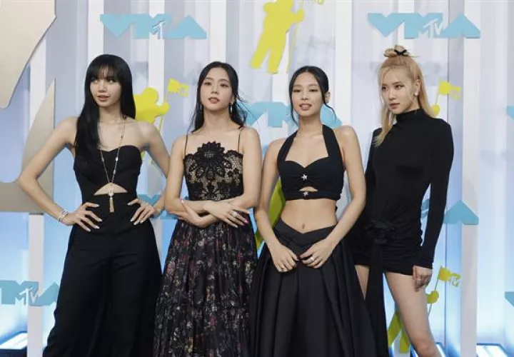 Banda femenina surcoreana de K-pop Blackpink. Foto: EFE/Archivo