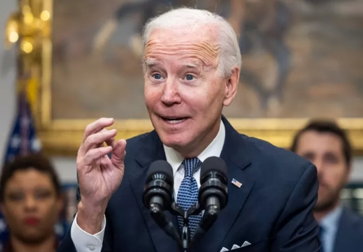 Biden mostró su desacuerdo tras los ataques de Rusia. Foto: EFE