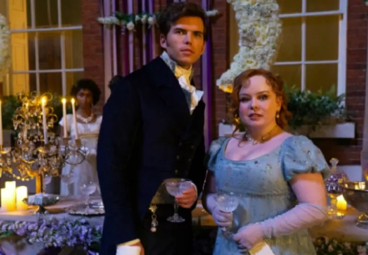 Colin y Penélope. Foto: Netflix