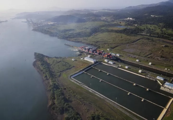 El canal afronta una fuerte sequía producto del fenómeno El Niño. Foto: EFE