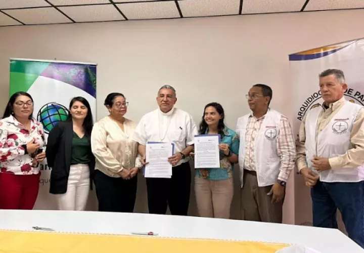 La Arquidiócesis de Panamá y ESRI Panamá han formalizado un convenio estratégico. Foto: Cortesía